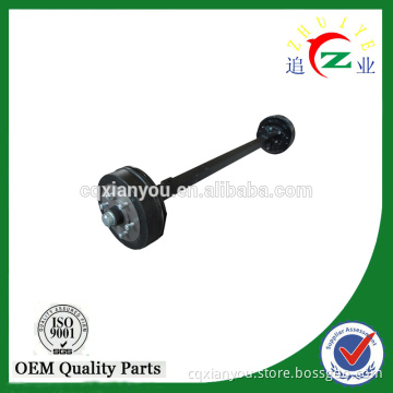 tractor small trailer axle with electric magnectic brake